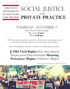 Social Justice through private practice